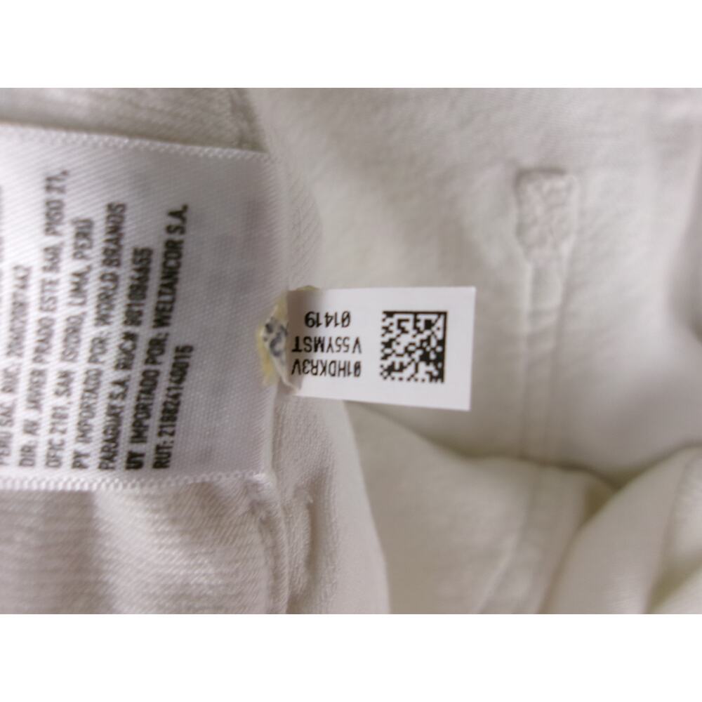 American Eagle White Utility Carpenter Shorts Stretch Size 12 - Picture 6 of 6